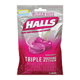 Halls Cough Suppressant black cherry sugar free menthol drops Full-Size Picture